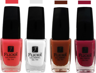 

Flickr EXTRA SHINE and SPEED DRY Nail Polish Baby Pink,White,Brown,Purple(Pack of 4)
