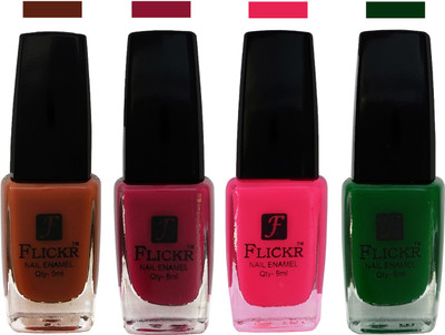 

Flickr EXTRA SHINE and SPEED DRY Nail Polish Brown,Purple,Bright Pink,Green(Pack of 4)