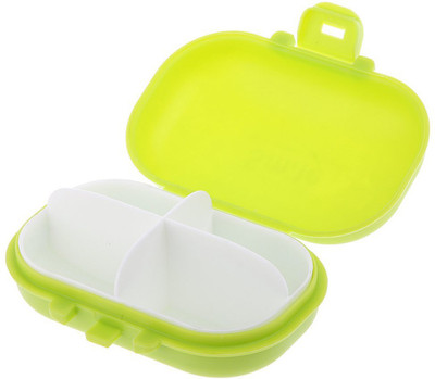 

Insasta 4 Types 4 Compartments Plastic Mini Pills Box Pill Box(Multicolor)