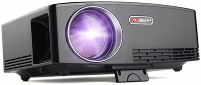 

ViviBright ViviBright GP80 UP 1800LM 1920*1080 HD Home Theater Portable LED Projector with HDMI, VGA, AV, USB Interfaces 1800 lm LED Corded Mobiles Portable Projector(Black)