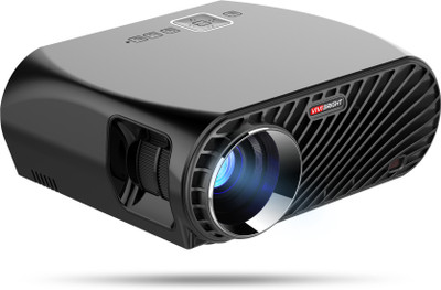 

ViviBright GP100UP Android & WIFI with HDMI/ USB/VGA Port 1080P 3500 lm LED Corded Mobiles Portable Projector(Black)