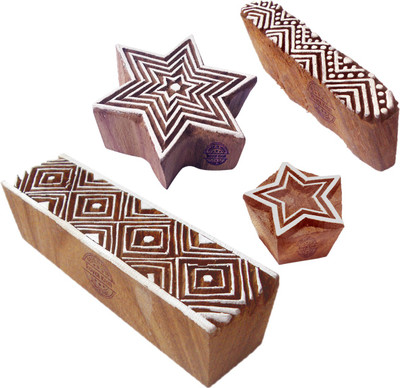 

Royal Kraft Htag1712 Printing Blocks(Pack of 4)