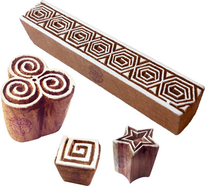 

Royal Kraft Htag1714 Printing Blocks(Pack of 4)