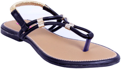 

Indirang Women Black Flats