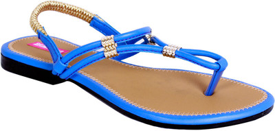 

Indirang Women Blue Flats