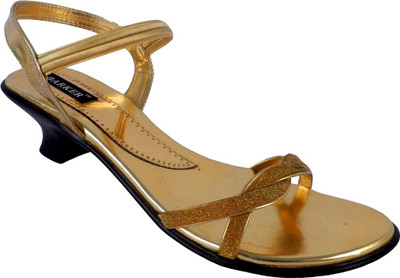 

BARKER Women Gold Heels