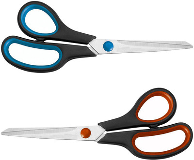 

Goldcave Two Large size Scissors Scissors(Set of 2, Multipurpose)