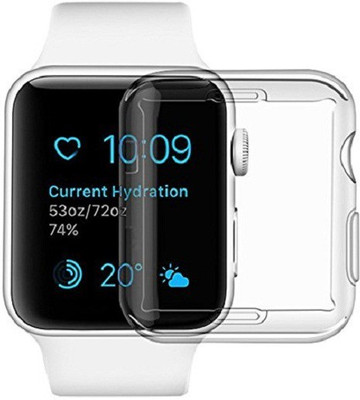 

oesis Screen Guard for Apple watch series 2 & 3 case, iwatch 2 & 3 Case TPU All-around 0.3mm, Transparent