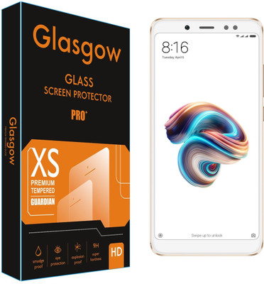 Glasgow Tempered Glass Guard for Mi Redmi Note 5 Pro(Pack of 1)