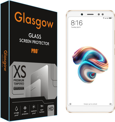 Glasgow Tempered Glass Guard for Mi Redmi Note 5 Pro(Pack of 1)