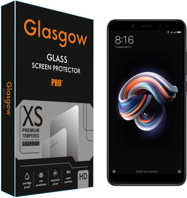 Glasgow Tempered Glass Guard for Mi Redmi Note 5 Pro(Pack of 1)