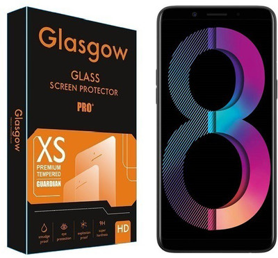 Glasgow Tempered Glass Guard for Oppo A83(Pack of 1)
