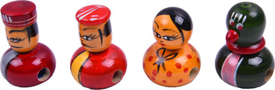 

Playthings Ethnic wooden Sharpener(Multicolor)
