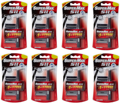 

Super Max SuperMax SII Razor Set ( 8 Razor, 40 Cartridges )(Pack of 8)