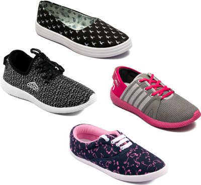 

Asian Women Casual & Running Shoes Combo Pack of 4 Walking Shoes For Women(Multicolor