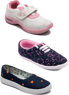 

Asian Women Casual & Running Shoes Combo Pack of 3 Casuals For Women(Multicolor