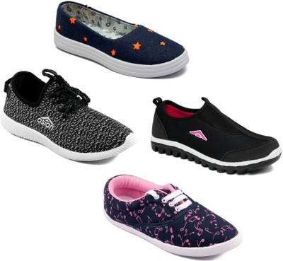 

Asian Women Casual & Running Shoes Combo Pack of 4 Walking Shoes For Women(Multicolor