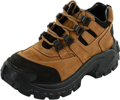 

GOVINDSHREE Leather Casual Hiking & Trekking Shoes For Men(Brown, Black