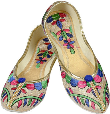 

Aadhyas Loafers For Women(Multicolor, Silver