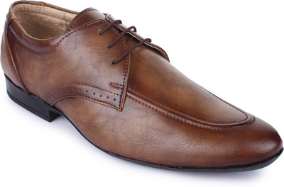 

Vilax Mens Formal Cum Casual Double Tone shoes Lace Up For Men Lace Up For Men(Brown