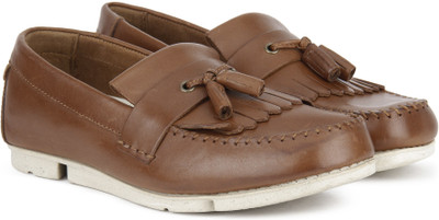 

Clarks Trimocc Free Tan Leather Boat Shoes For Men(Tan