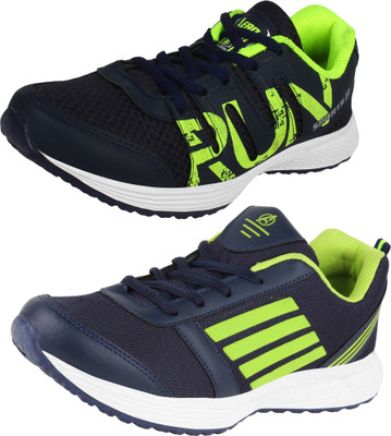 

Aero 02 Pair combo AMG Performance Running Shoes For Men(Navy, Green, Navy, Green, Navy::pgreen::navy::pgreen