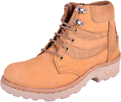 

Fashion Rider Leather Casual Boots For Men(Tan