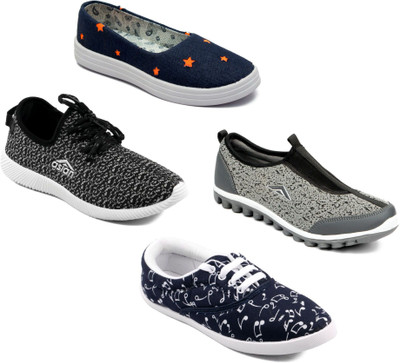 

Asian Women Casual & Running Shoes Combo Pack of 4 Walking Shoes For Women(Multicolor