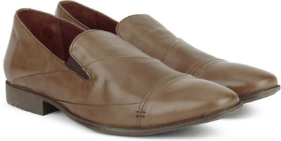 

Woods Genuine Leather by Woodland Slip On Shoes For Men(Tan, Brown