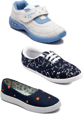 

Asian Women Casual & Running Shoes Combo Pack of 3 Casuals For Women(Multicolor