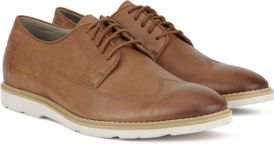 

Clarks Gambeson Style Tan Leather Boat Shoes For Men(Tan