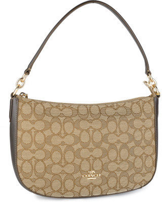 

Coach Women Casual Brown Cotton Sling Bag