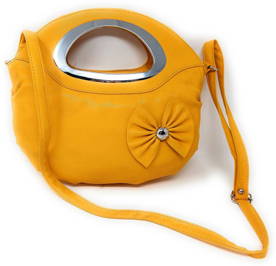 

Oytra Girls Casual Yellow PU Hand-held Bag