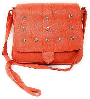 

Oytra Girls Casual Red PU Sling Bag