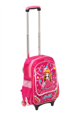 

KeepCart Stylist Children's Trolley Bag Small Travel Bag - 2 Wheel(Pink)