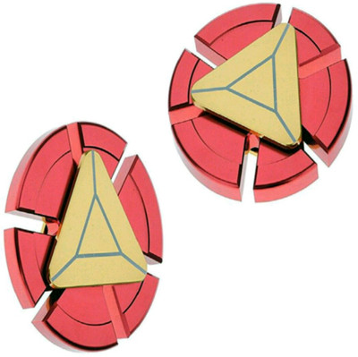 

YAMAMA Iron Man Metal Hand Spinner Fidget Stress Reducer Anti Anxiety Pack Of Two(Multicolor)