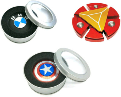 

YAMAMA PACK OF 3 Fidget Hand Spinner Great for Stress Relief Anti Anxiety for Children / Adults Mini 2 Mint Spin(Multicolor)