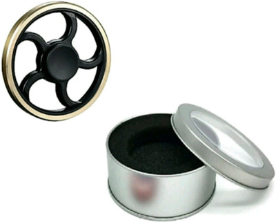 

YAMAMA Shinning Golden Wheel Metal Fidget Spinner Toy(Multicolor)