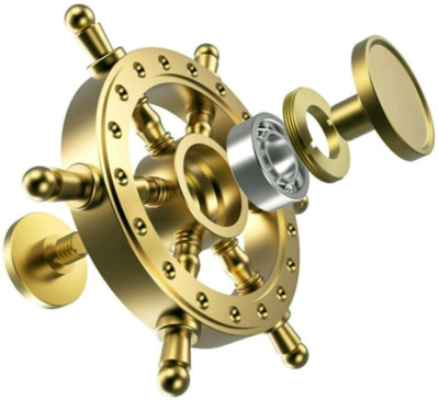 

YAMAMA High Speed GOLD SHIP WHEEL SPINNER(Gold)