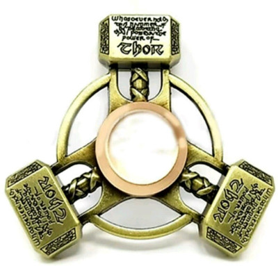 

YAMAMA Thor Hammer High Quality Metal Tri Spinner With Guaranteed 2 Minute Spin Time (BRONZE)(Brown)