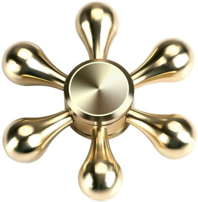 

YAMAMA High Quality Molecule Hexagonal Gold Metal Fidget Spinners With Guaranteed 3 Minute Spin Time(Gold)