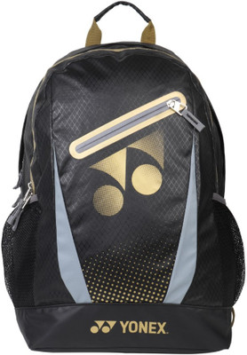 

Yonex BAG PACK - SUNR NH01K S Kit Bag(Black, Backpack, Black;gold