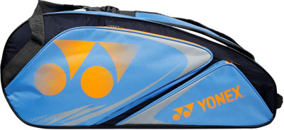 

Yonex 6 in 1 BAG - SUNR WP14TG BT6 S Badminton Kit Bag(Multicolor, Kit Bag, Blue;orange