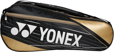 

Yonex 6 in 1 BAG - SUNR WP12TK BT6 S Badminton Bag(Black, Kit Bag, Black;blue;gold