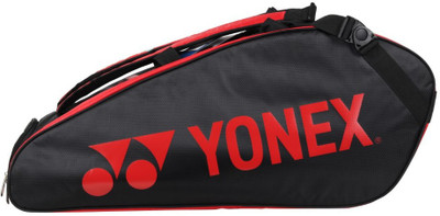 

Yonex 9 in 1 BAG - SUNR 9629 TG BT9 SR Badminton Bag(Black, Kit Bag, Black;red