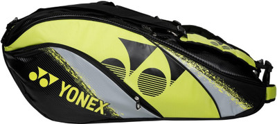 

Yonex 6 in 1 BAG - SUNR BA01TG BT6 S Badminton Bag(Yellow, Kit Bag, Black;yellow