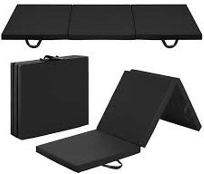 

US FITNESS EXERCISE FITNESS MAT Black 12 mm Yoga Mat, White