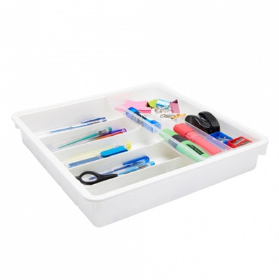 

Howards Drawer Organiser Tray SML Storage Box(White)