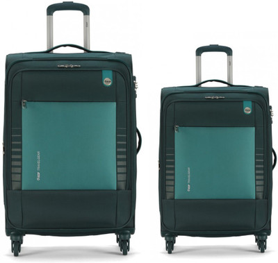

VIP orbit expandable set of 2 bags 72 cms & 60 cms Expandable Check-in Luggage -  inch(Green