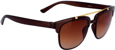 

Fashionplaza Wayfarer, Rectangular Sunglasses(Brown